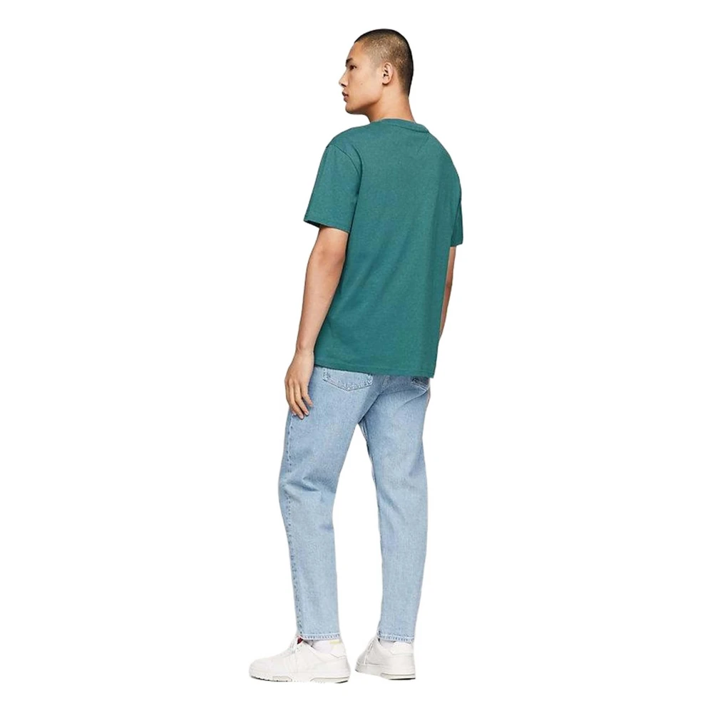Tommy Hilfiger Reg Signature T-shirt Green Heren