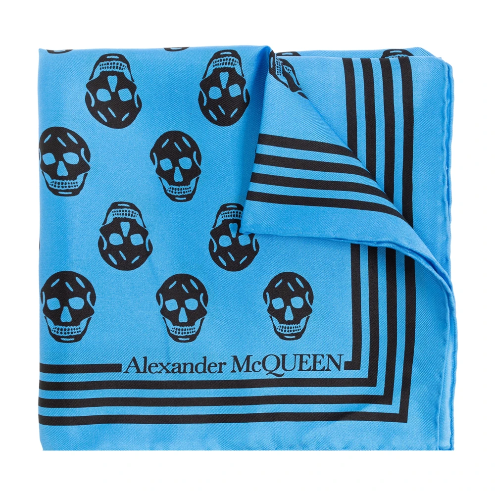 Alexander mcqueen Zijden sjaal Blue Dames