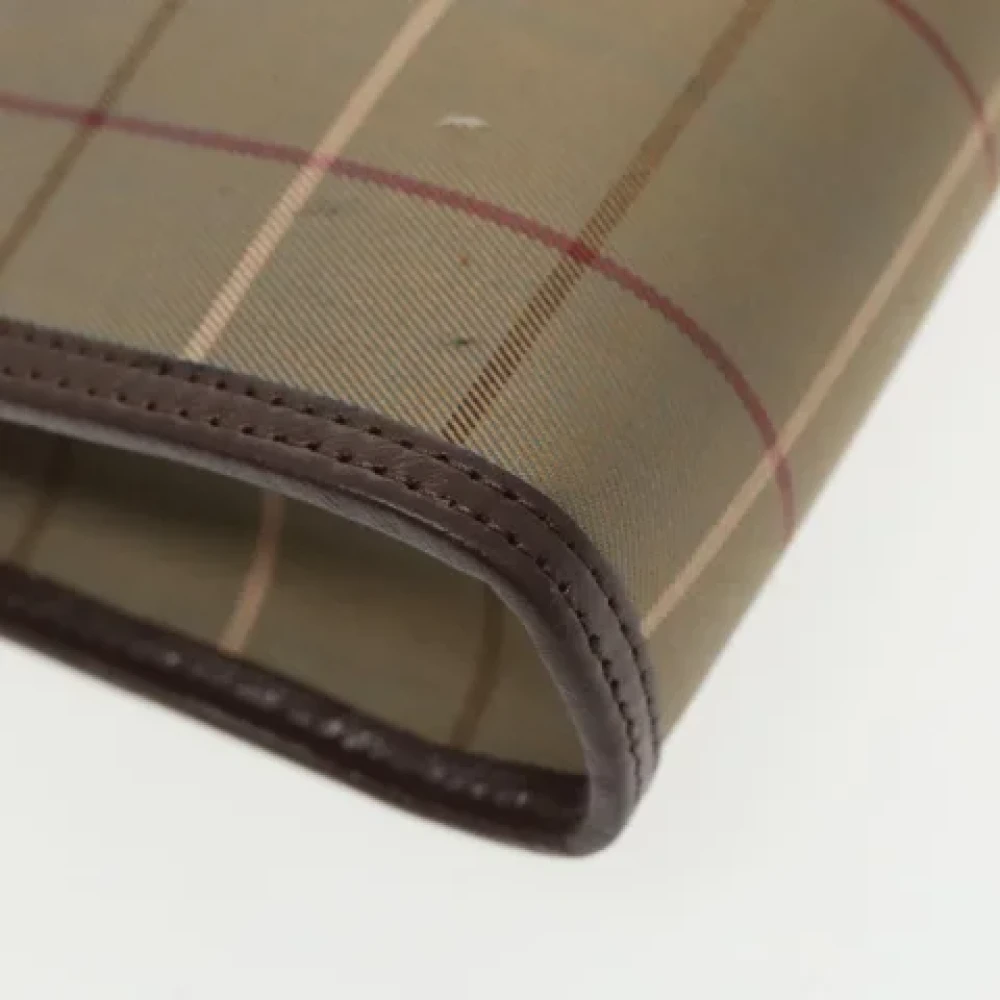 Burberry Vintage Pre-owned Canvas clutches Brown Dames