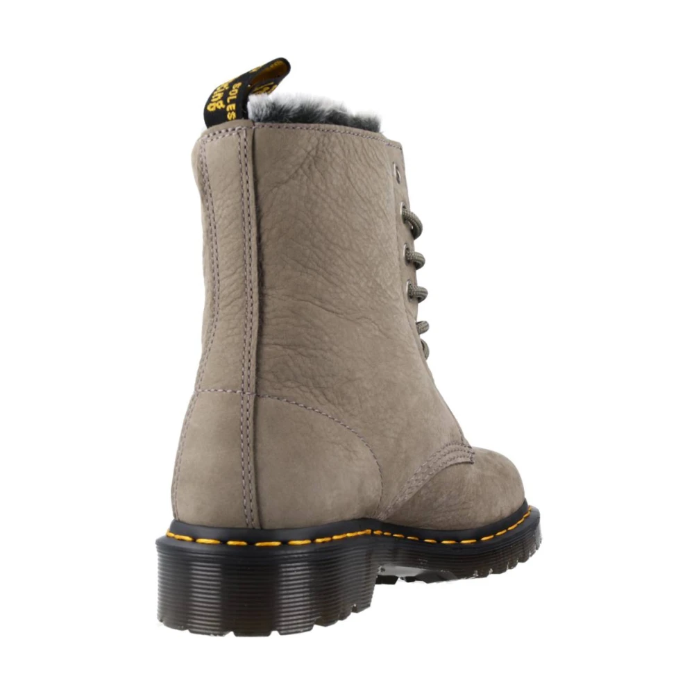 Dr. Martens Lace-up Boots Gray Dames