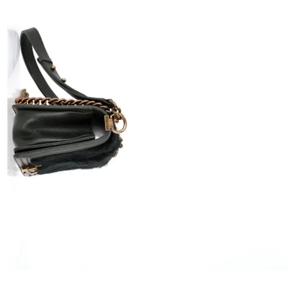 Chanel Vintage Pre-owned Leather crossbody-bags Green Dames