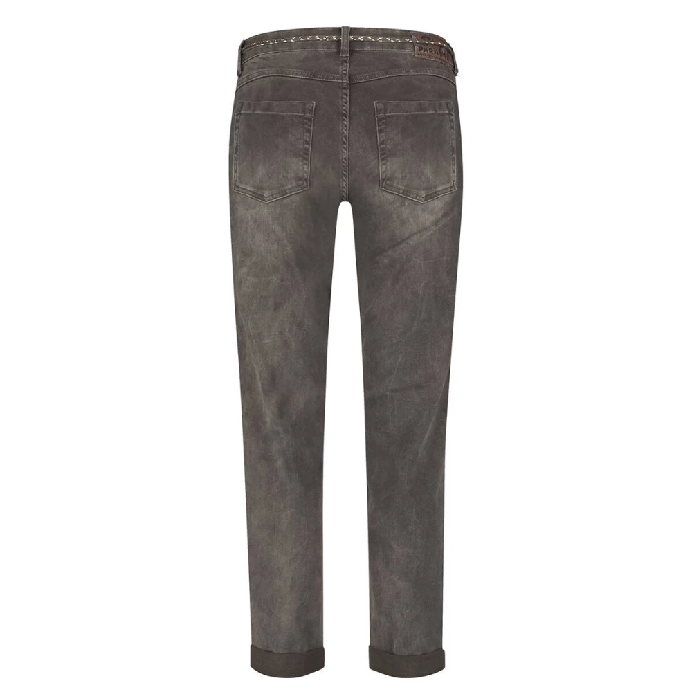 Parami Vintage Denim Jeans Fw241.127091 Beige Dames