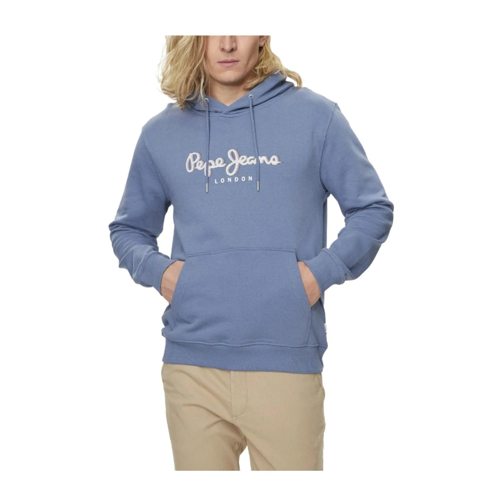 Pepe Jeans Moderne hoodie voor mannen Blue Heren