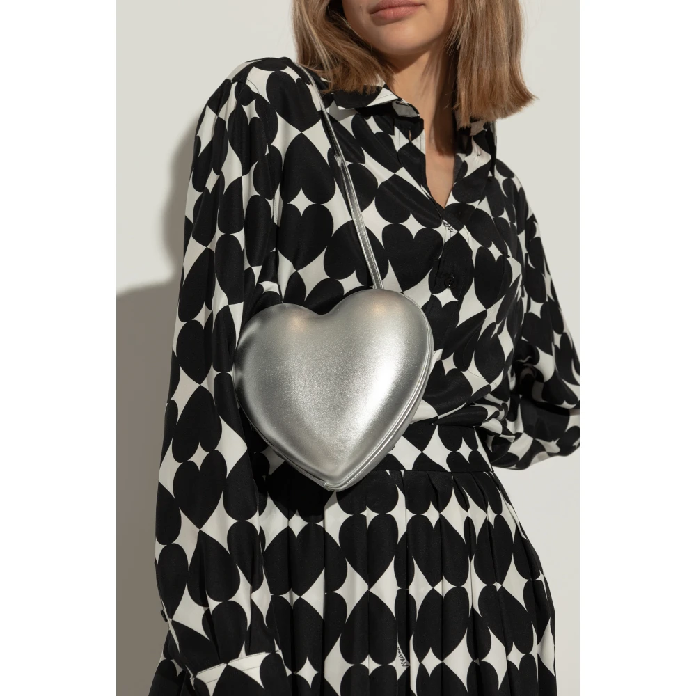 Moschino Hartvormige schoudertas Gray Dames