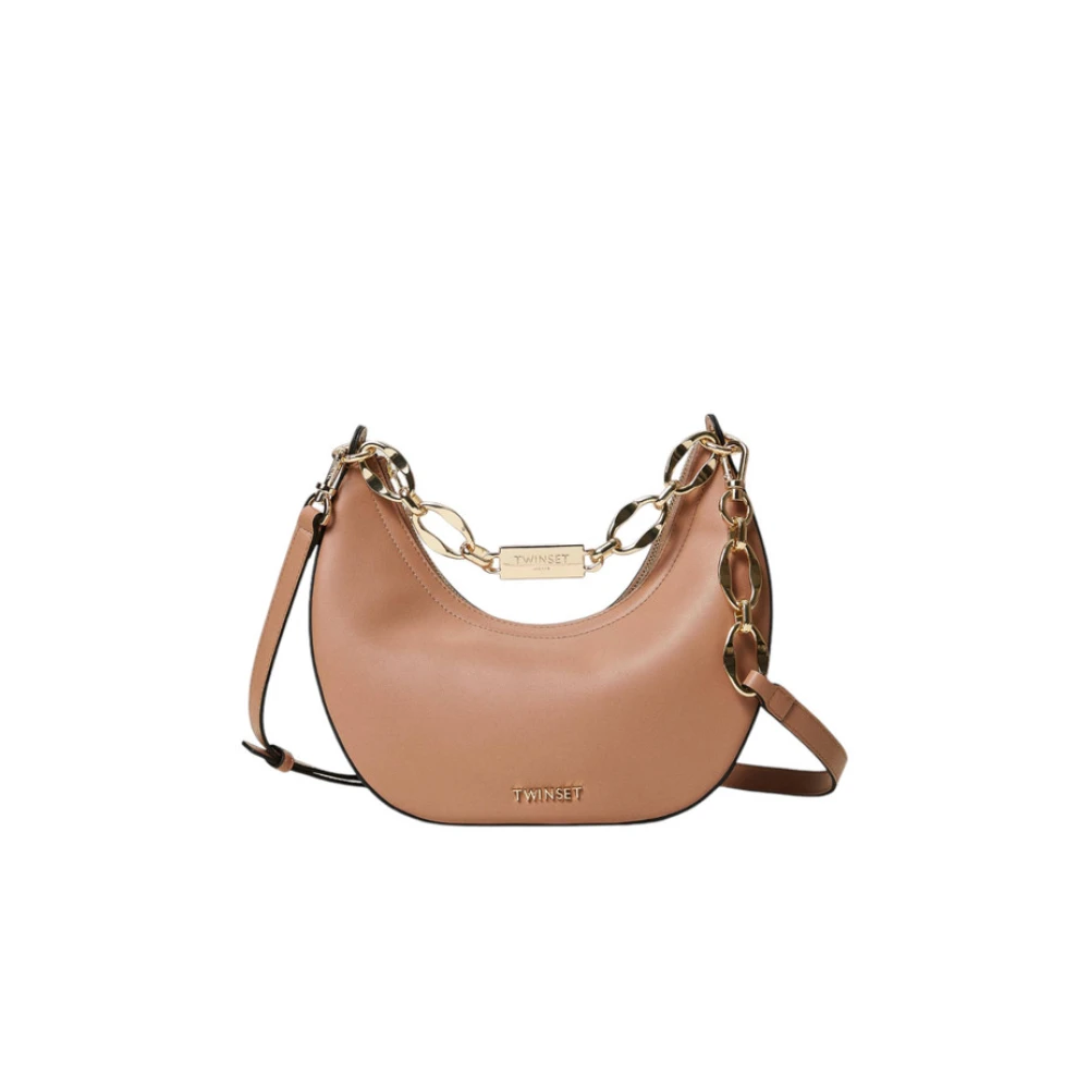 Twinset Schoudertas in Trendy Stijl Brown Dames