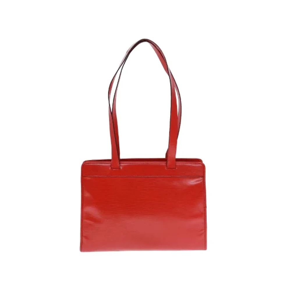 Celine Vintage Pre-owned Leather celine-bags Red Dames