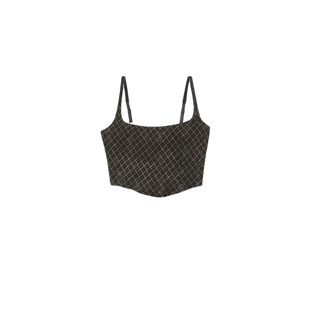 Patrizia Pepe Vrouw Zwart Sleeveless Tops
