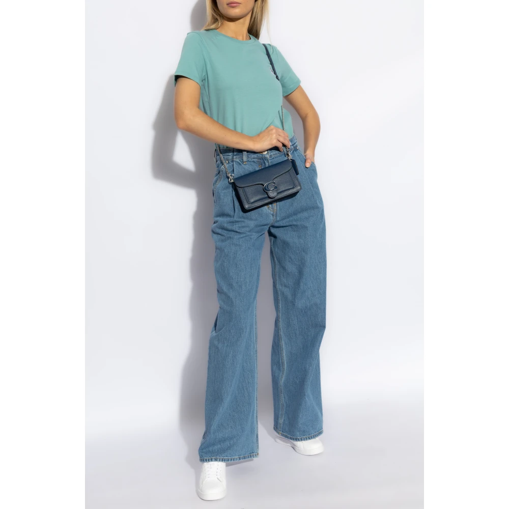 PS By Paul Smith T-shirt met een patch Blue Dames