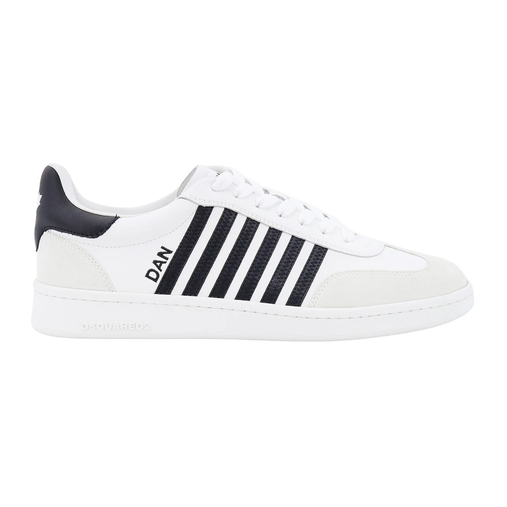 Dsquared2 Men's White Boxer - Sneakers - 10 Uk - Shoes