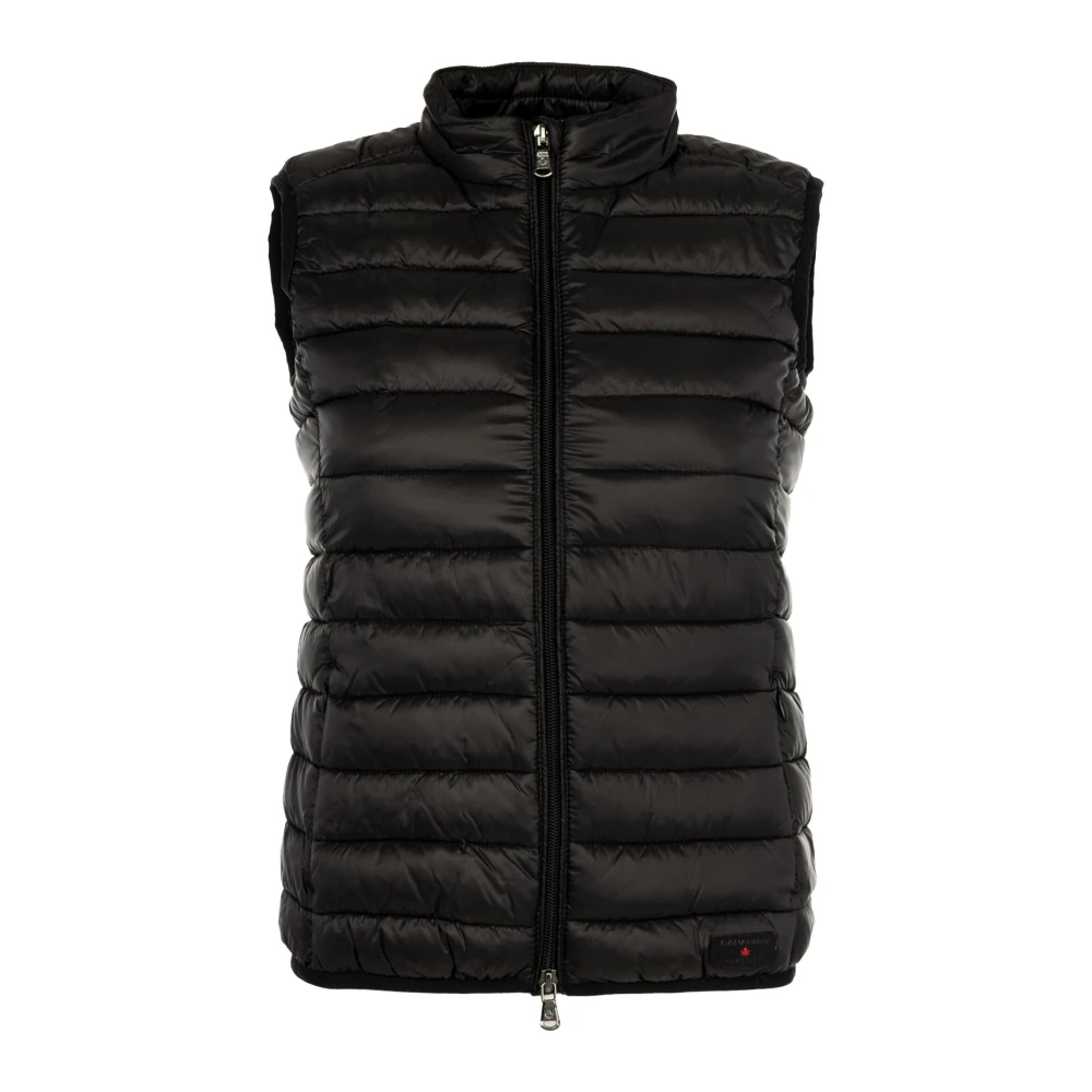 Canadian Classics Mouwloos Dames Pufferjas met Rits Black Dames
