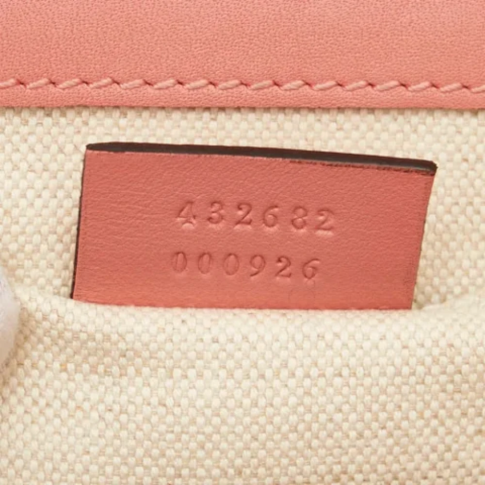 Gucci Vintage Pre-owned Leather shoulder-bags Pink Dames