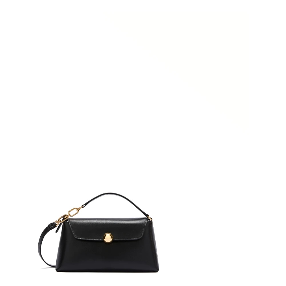 Furla Vrouw Zwart Tassen Dames, One Size, Leer, Sfera Soft Mini Bag