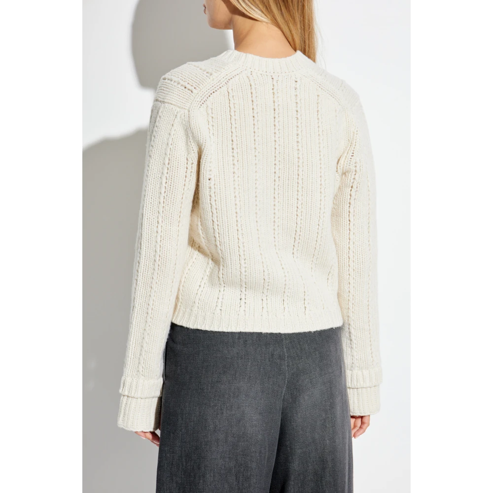 Zadig & Voltaire Wollen vest Travy Beige Dames