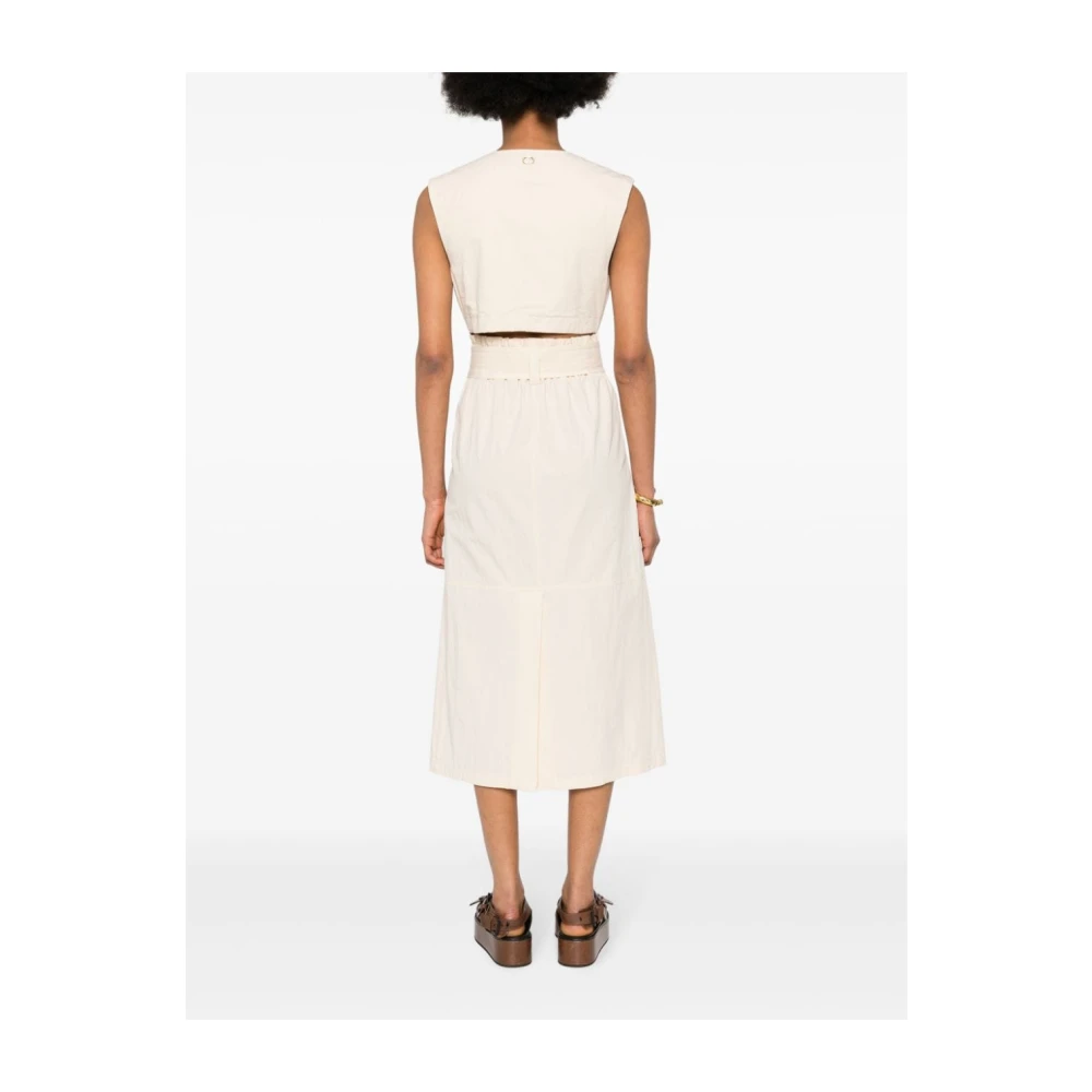 Twinset Midi Dresses White Dames