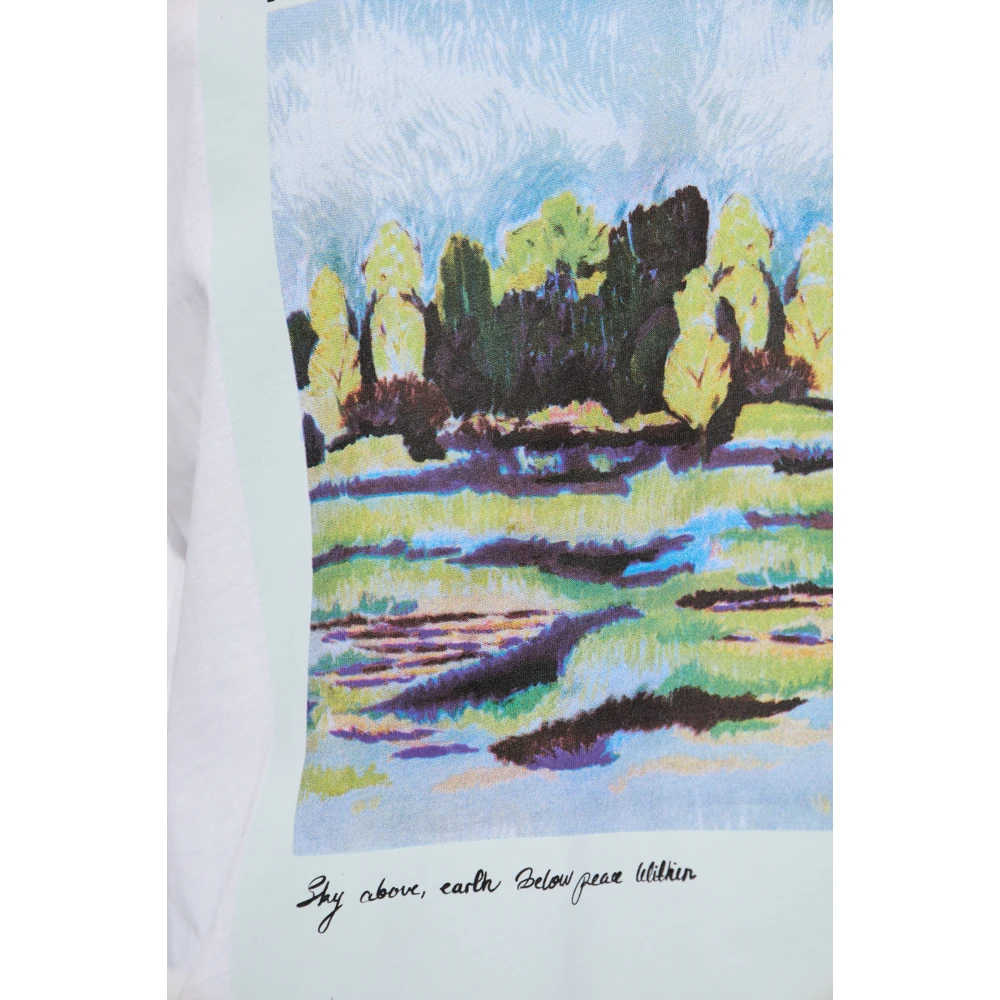 Munthe T-shirt met print White Dames