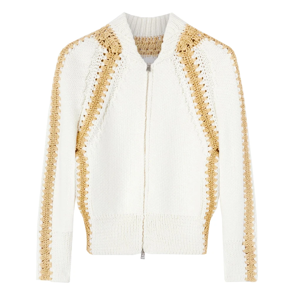 Ermanno Scervino Stijlvolle Bomberjas White Dames