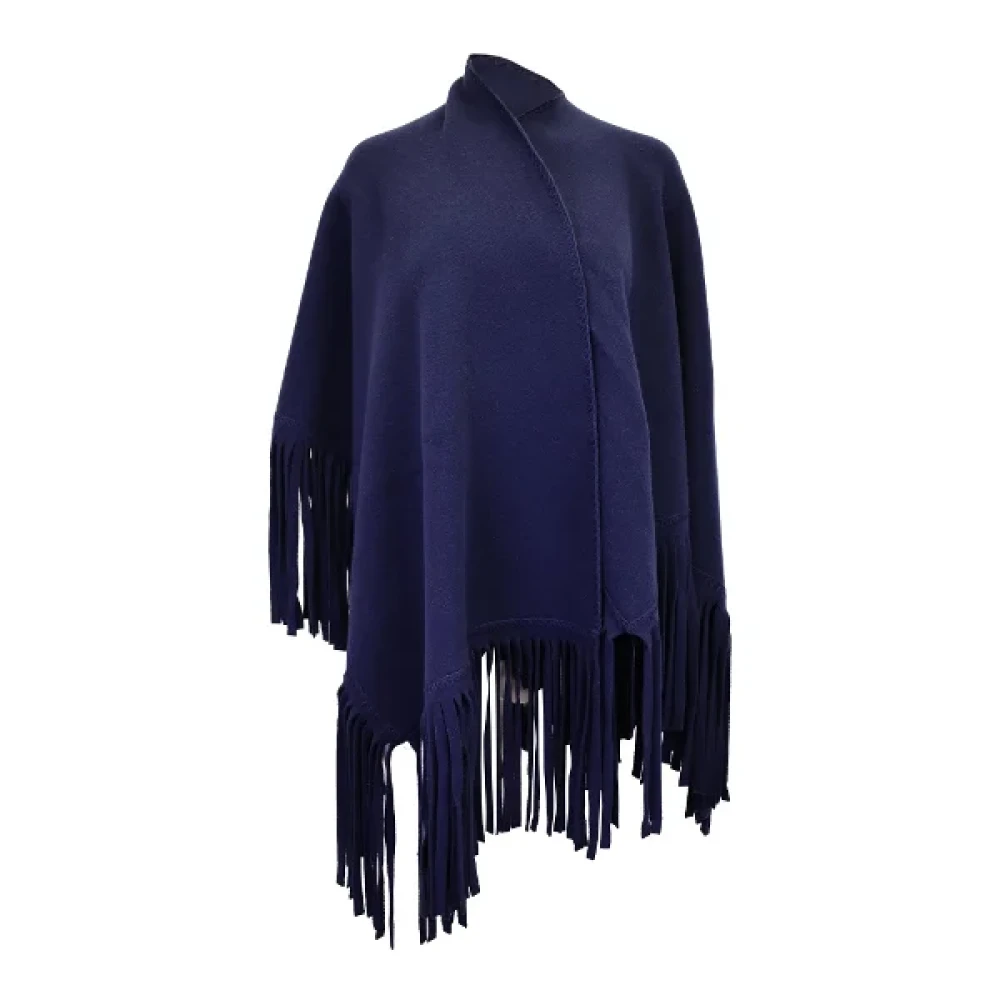 Burberry Vintage Pre-owned Wool tops Blue Dames