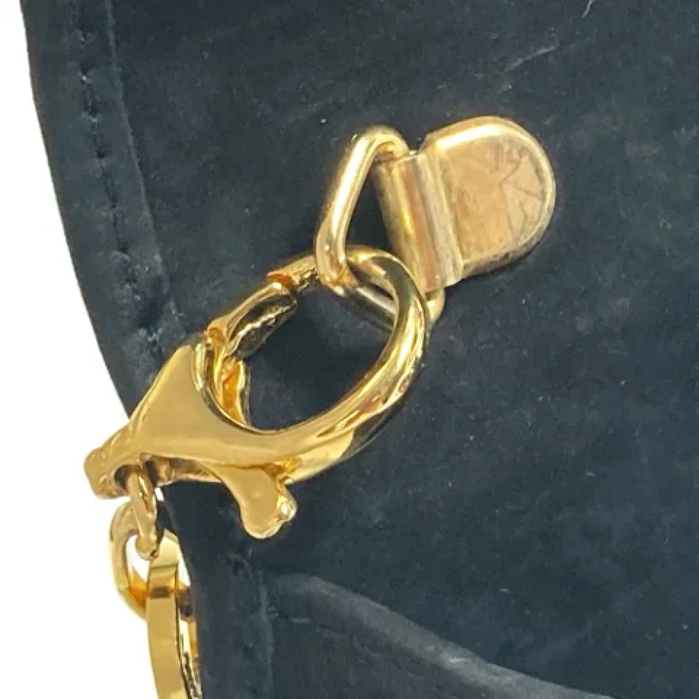 Salvatore Ferragamo Pre-owned Suede shoulder-bags Black Dames