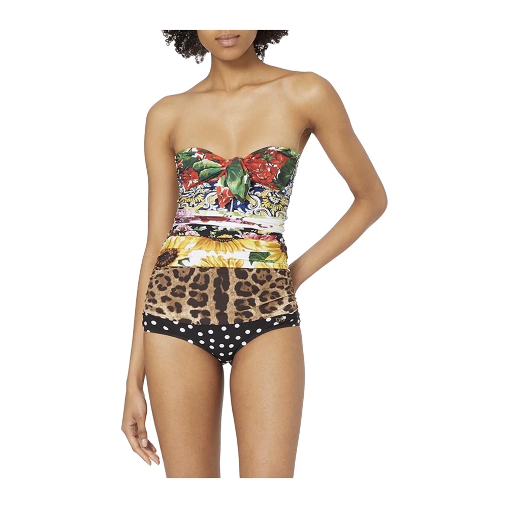 Dolce & Gabbana Gestreepte Badpak Multicolor Dames