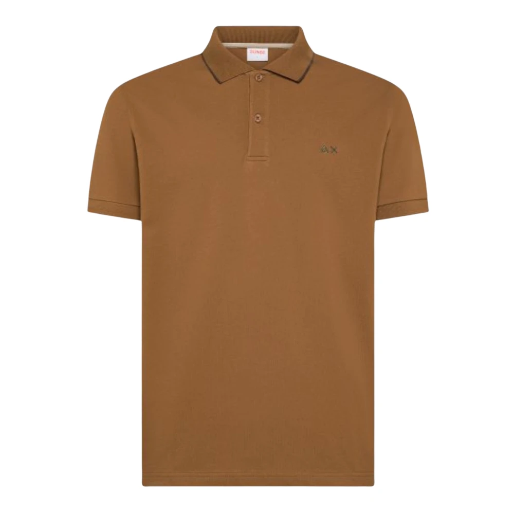 Sun68 Men's Brown Polo Shirts, 3XL, Polo Shirt