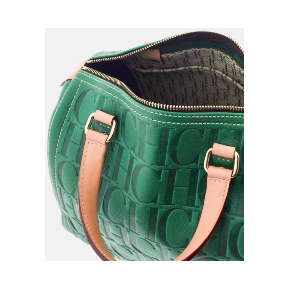 Carolina Herrera Groene Getatoeëerde Andy 7 Bowlingtas Green Dames
