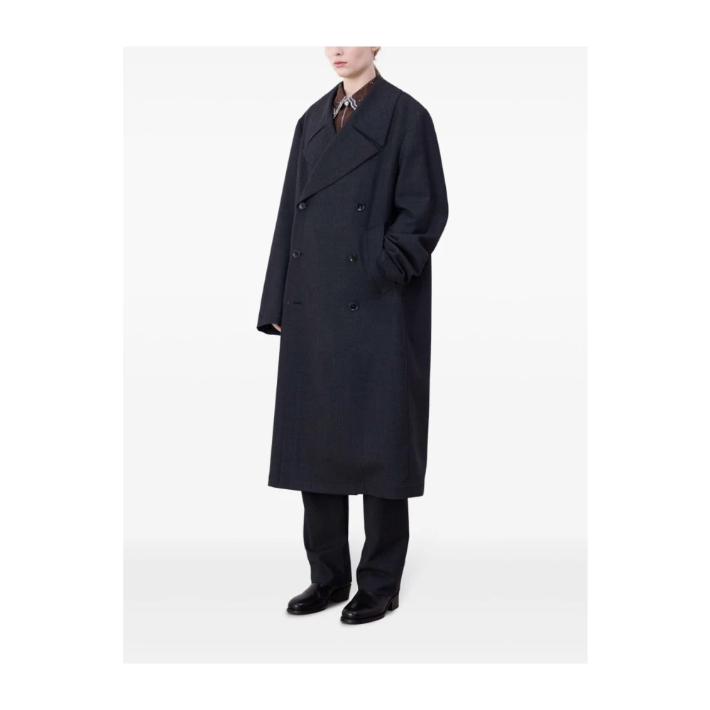 Lemaire Getailleerde Jas Blue Heren