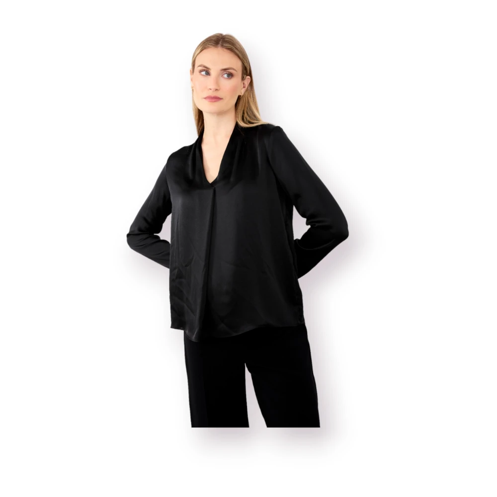 Joseph Ribkoff Polyester Blouse met Moderne Stijl Black Dames