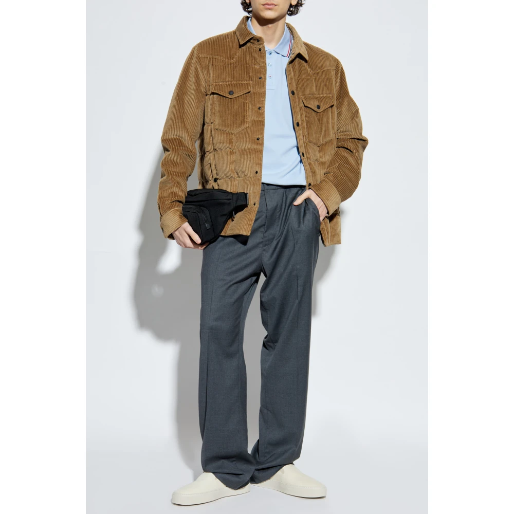 Moncler Wollen broek Gray Heren