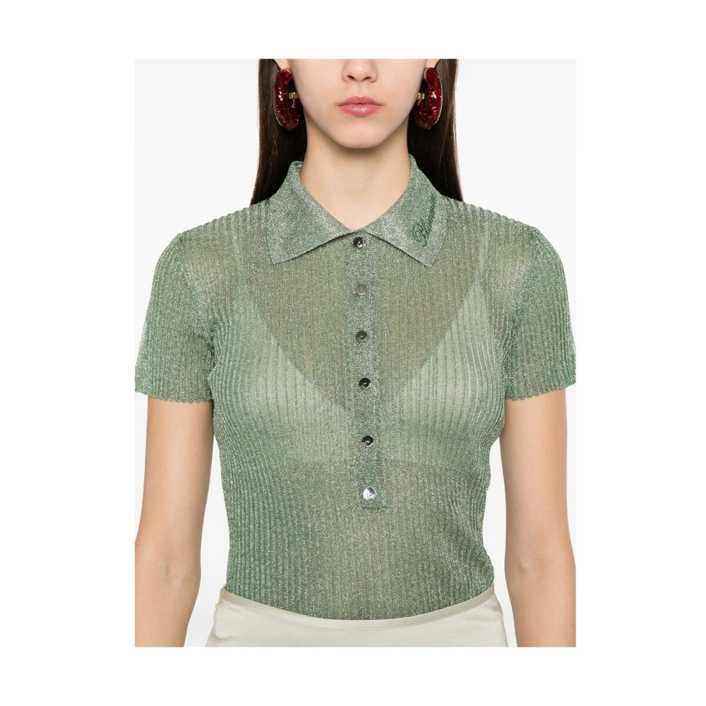 Blumarine Groene Polokraag Trui Green Dames