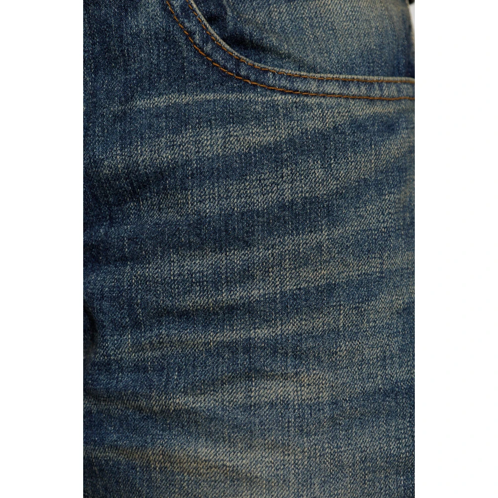 Balenciaga Jeans met vintage-effect Blue Dames