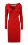 robe-moulante-a-col-en-v