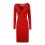 v-neck-drape-dress