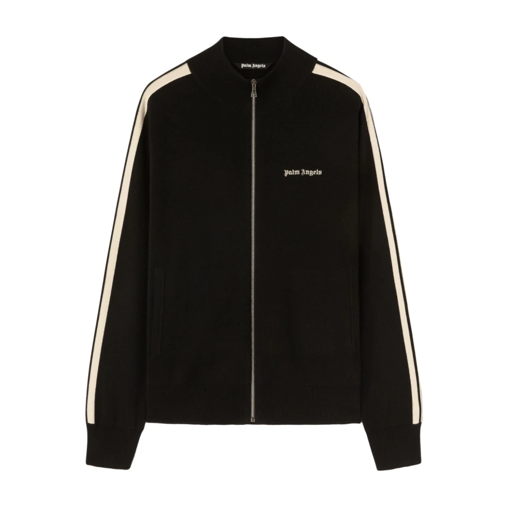 Palm Angels Zwarte Jassen voor Mannen Black Heren