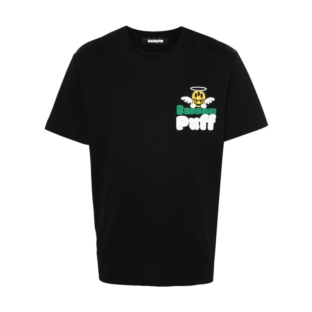 Barrow Unisex Jersey T-shirt in zwart Black Heren