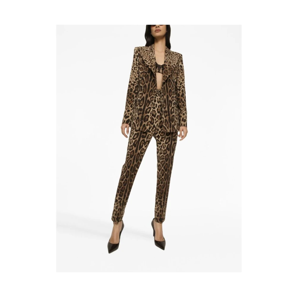 Dolce & Gabbana Slim-fit Trousers Brown Dames