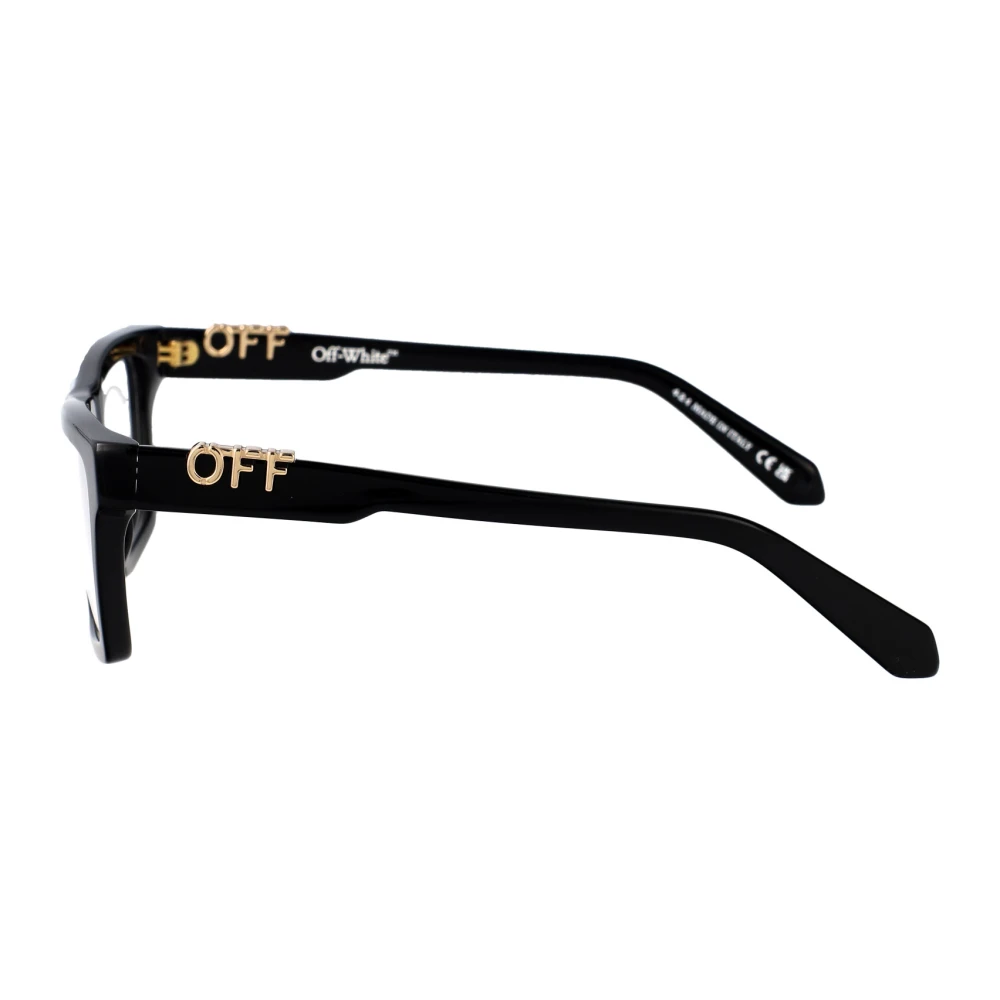 Off White Stijlvolle Brillen Stijl 7B Black Unisex