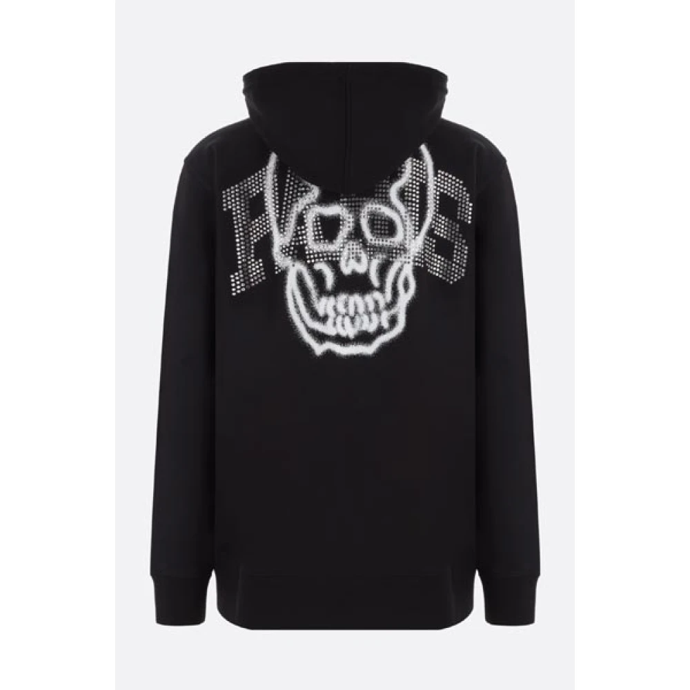 Givenchy Zwarte hoodie met Paris Skull print Black Heren
