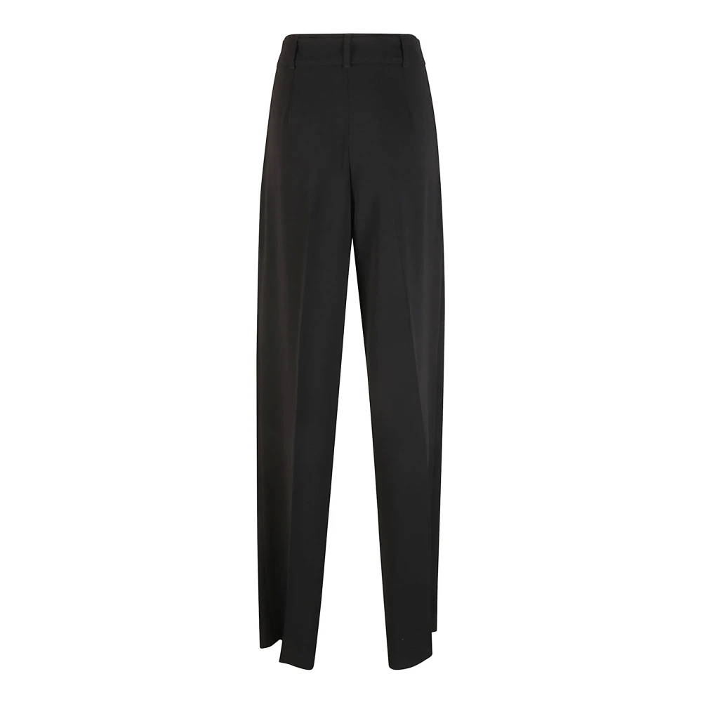 Max Mara Studio Zwarte Latina Broek Black Dames
