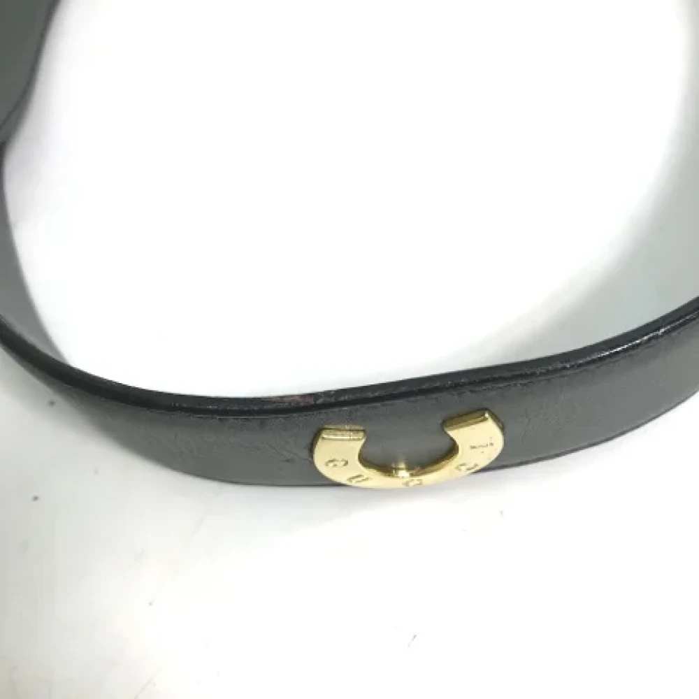 Gucci Vintage Pre-owned Leather belts Black Dames