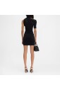 robe-mini-noire-drapee