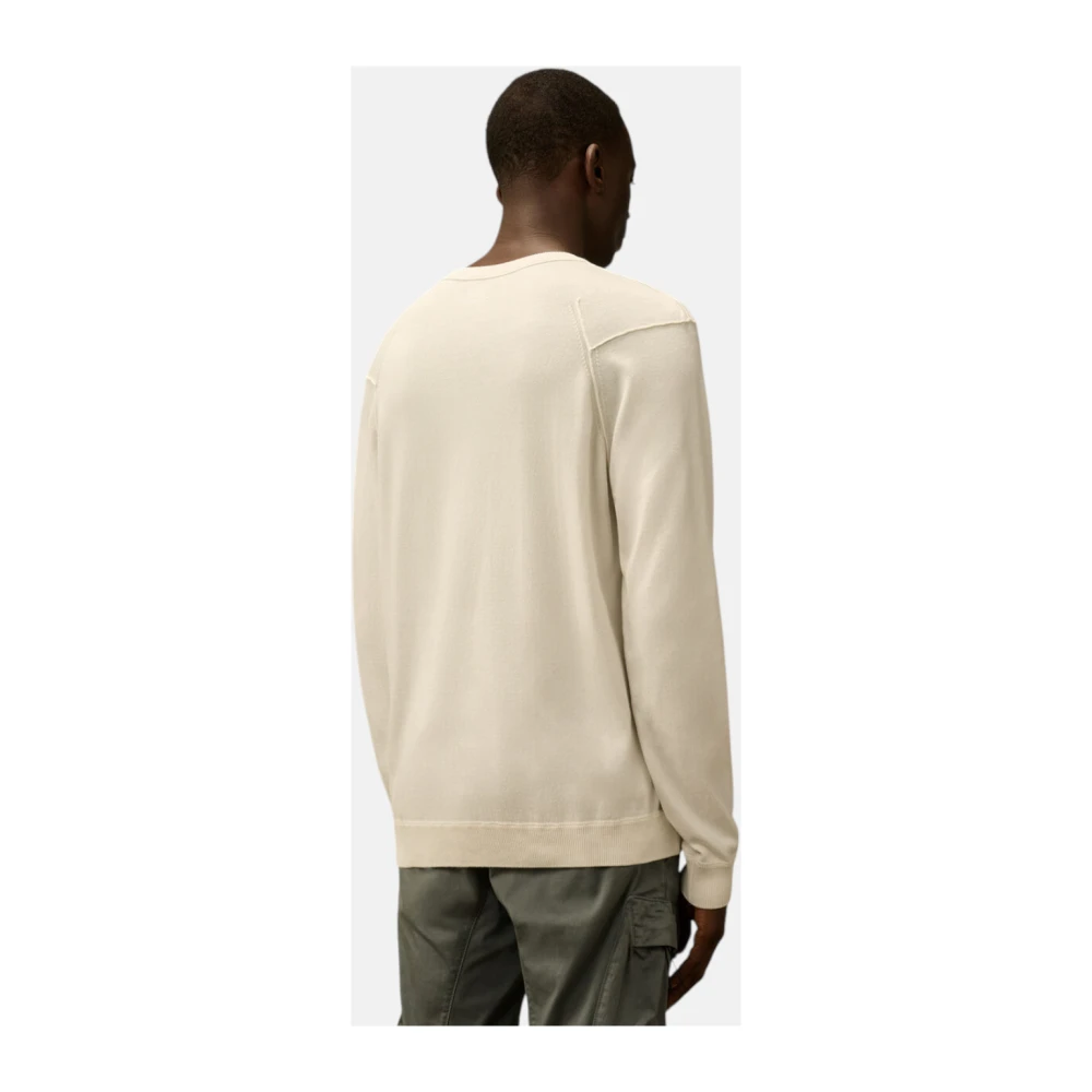 C.P. Company Sea Island Katoenen Gebreide Trui Beige Heren