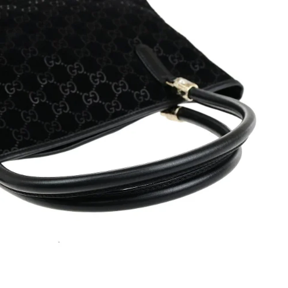 Gucci Vintage Pre-owned Suede gucci-bags Black Dames