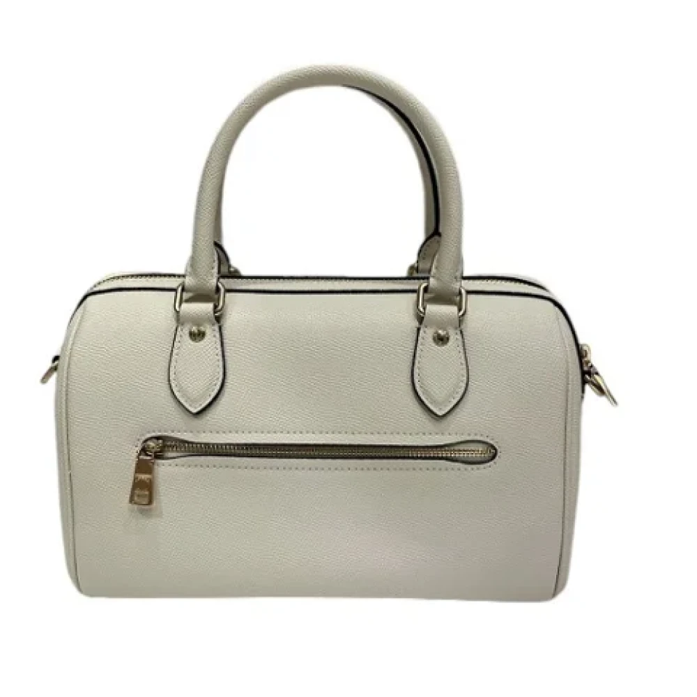 Coach Pre-owned Leather handbags White Dames