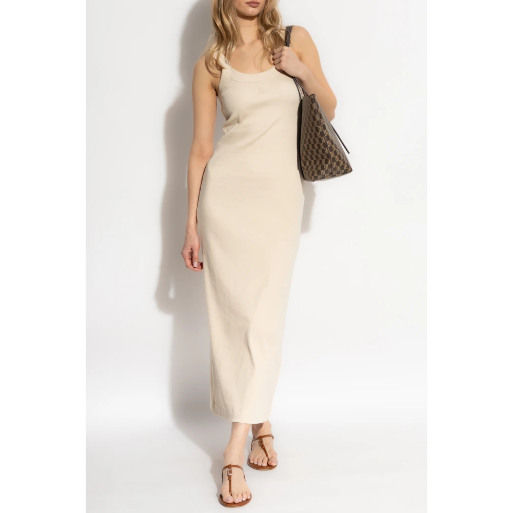 By Malene Birger Geribbelde jurk Lio By Herenne Birger Beige Dames