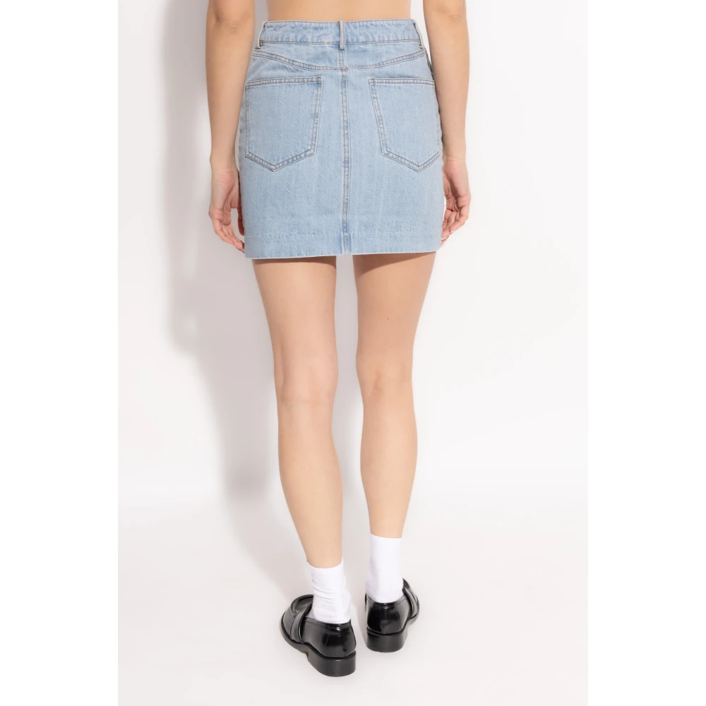 Gestuz Denim rok Vella Blue Dames