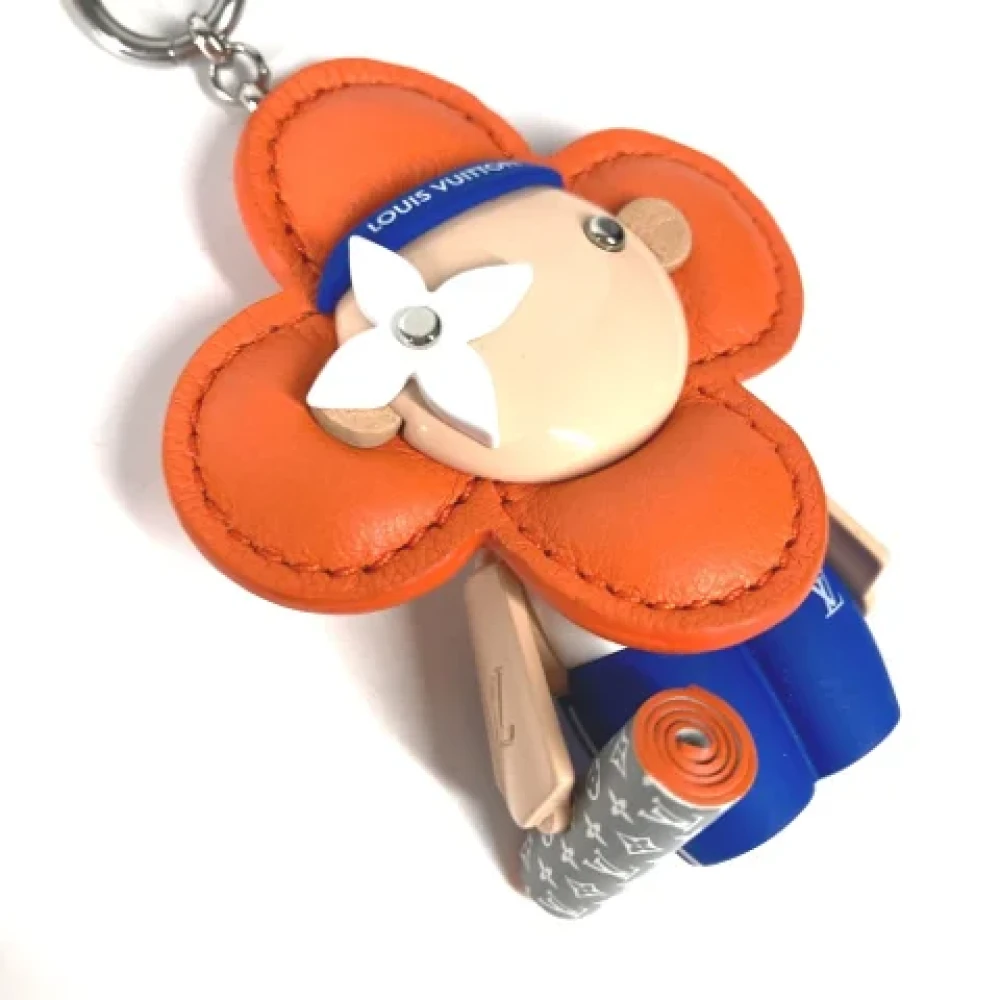 Louis Vuitton Vintage Pre-owned Fabric key-holders Orange Dames