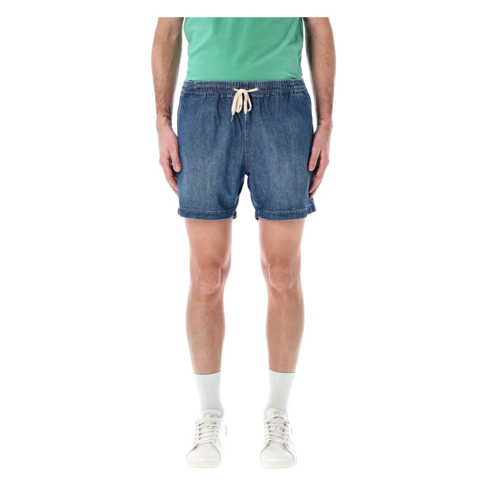 Polo Ralph Lauren Sportieve Volley Shorts voor Mannen Blue Heren