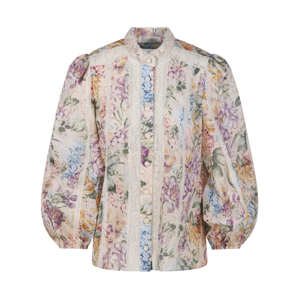 Zimmermann Kanten Bloemenshirt Multicolor Dames