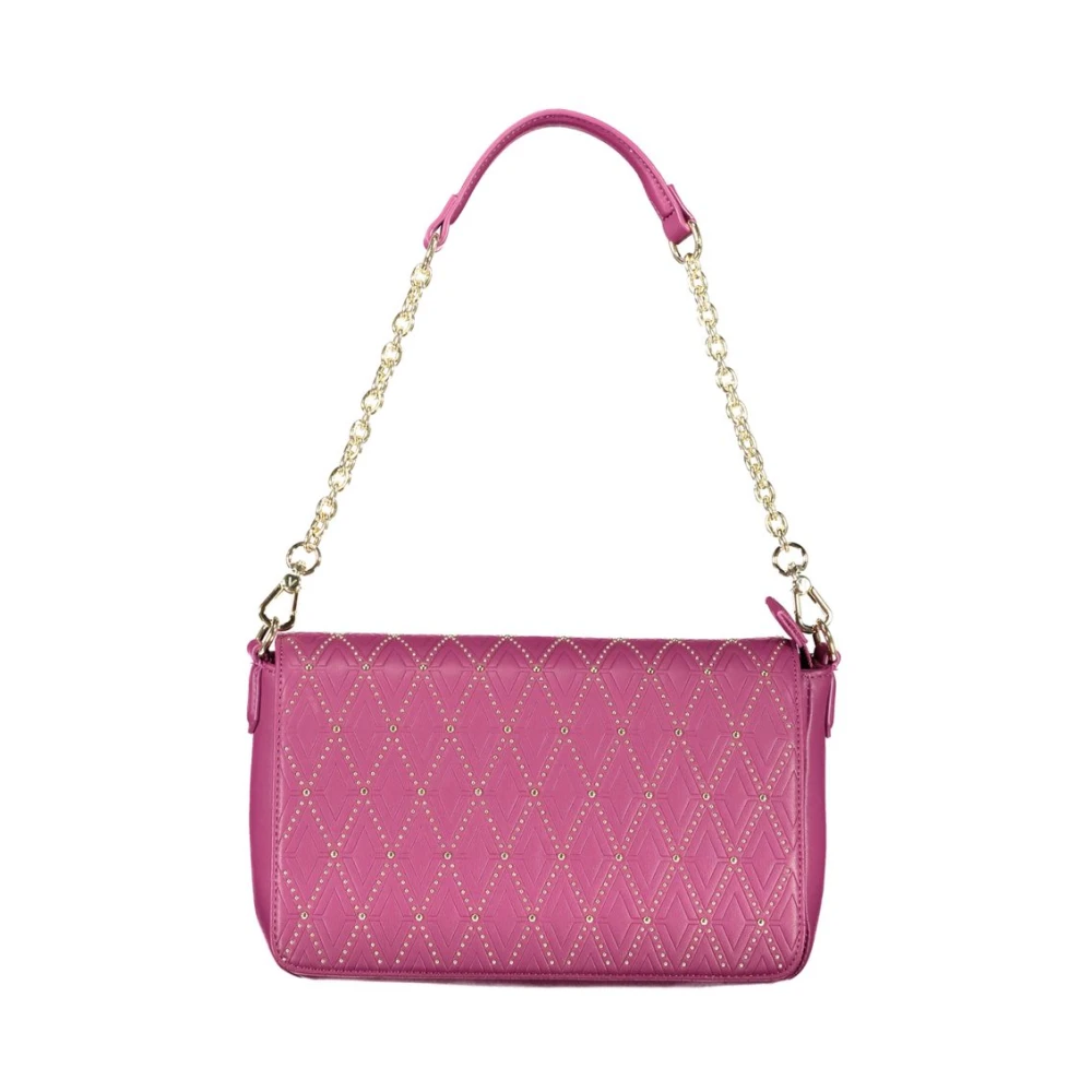 Valentino By Mario Valentino Women's Purple Polyethylene Handbag With Chain Strap