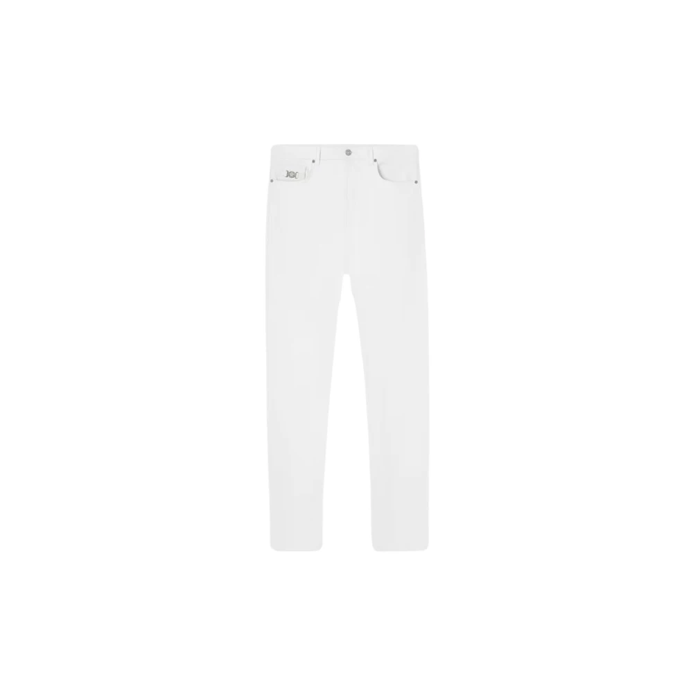 Versace Klassieke Straight Jeans White Heren